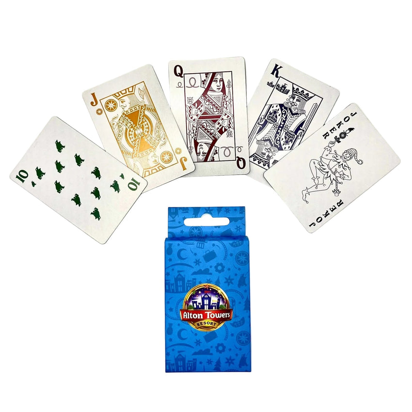 Alton Towers Resort Pattern Playing Cards