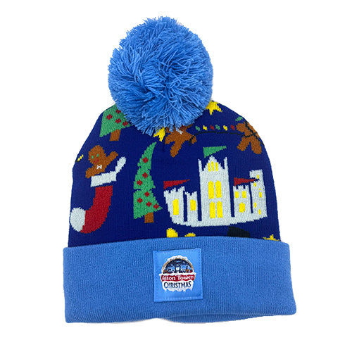 Alton Towers Resort Christmas Beanie Hat