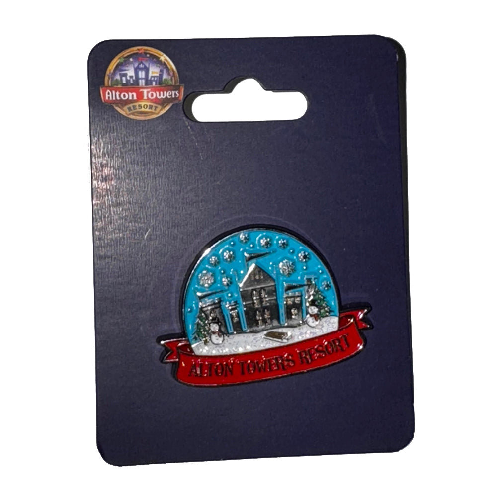 Alton Towers Resort Christmas Pin Badge