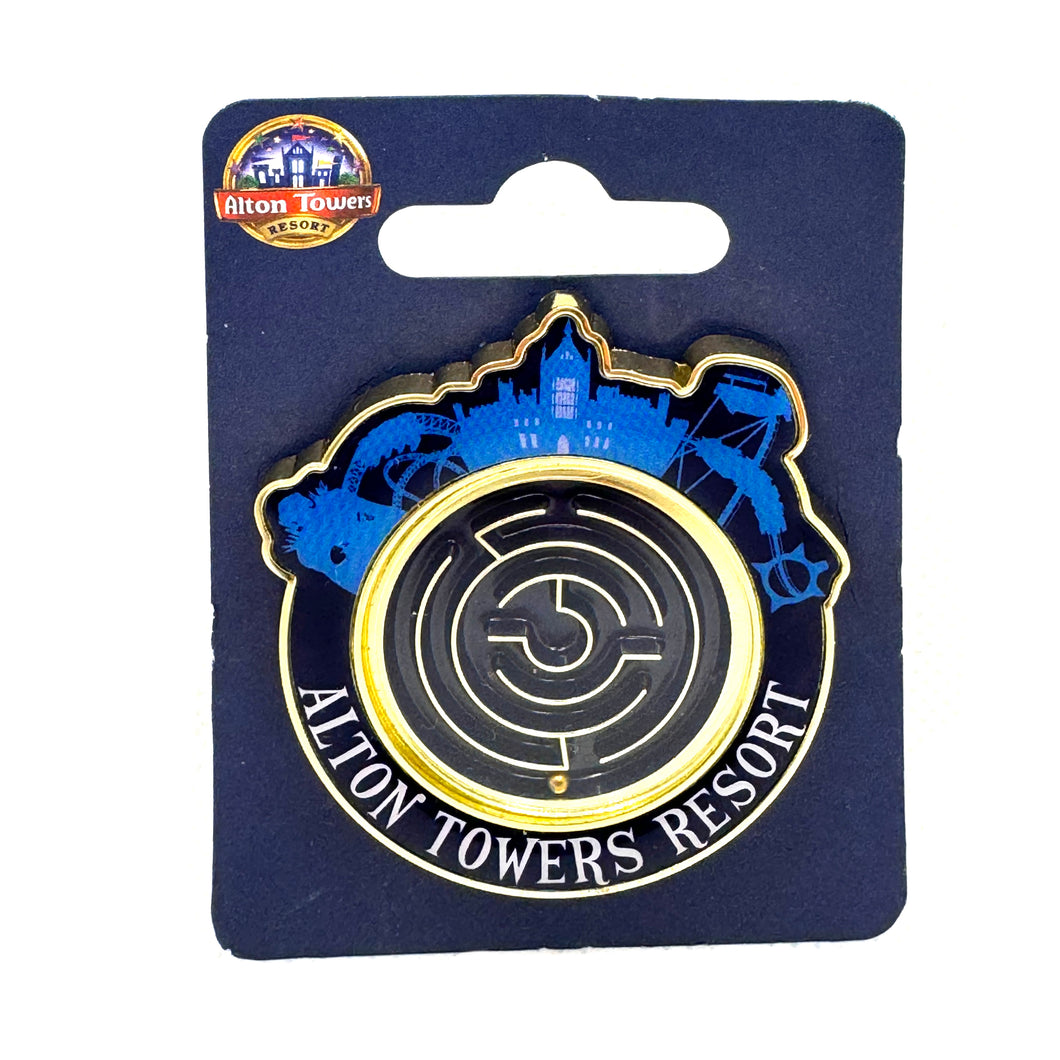 Alton Towers Resort Maze Pin Badge