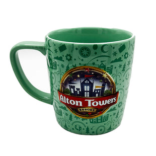 Alton Towers Resort Pattern Mug