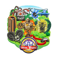 Alton Towers Resort Resin Magnet