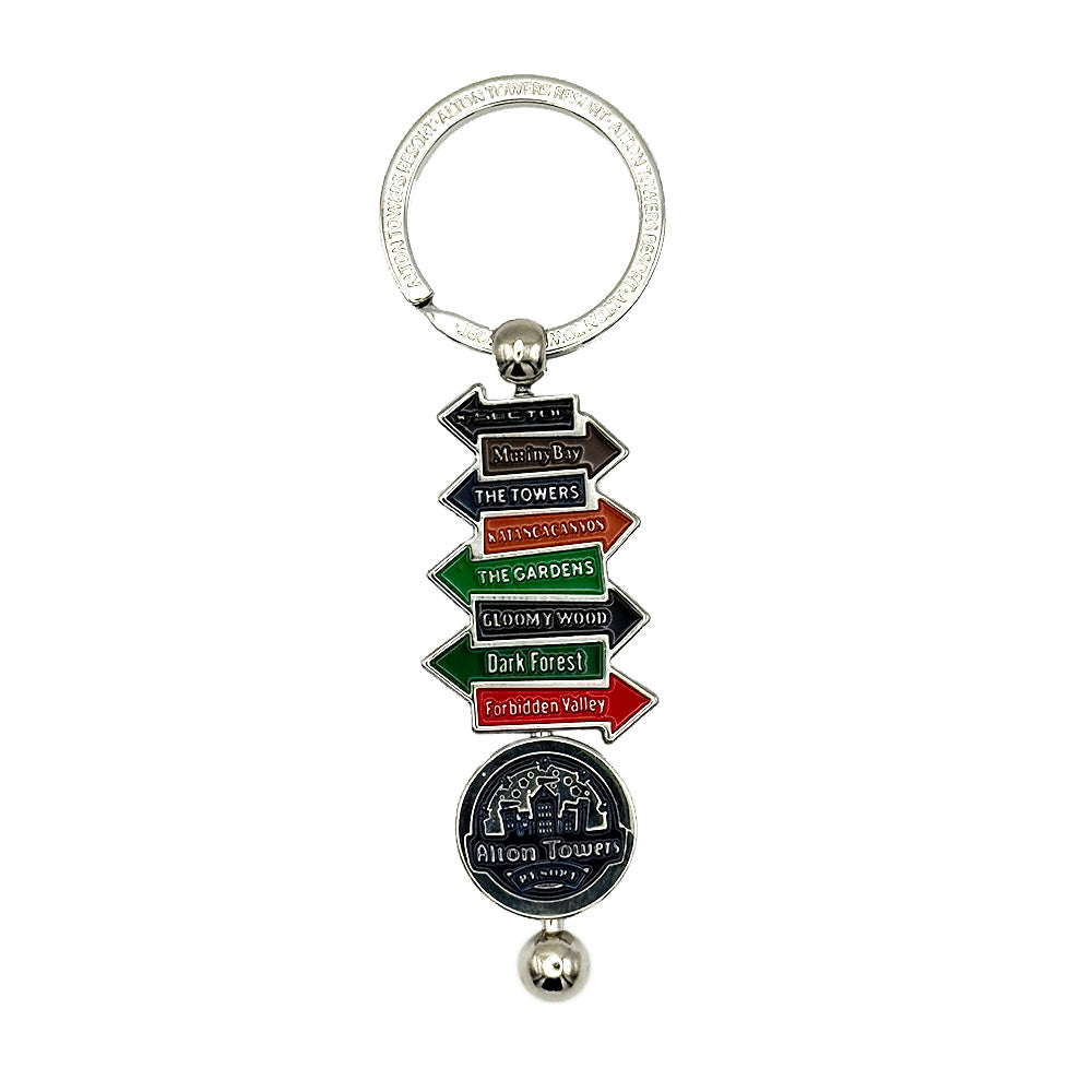 Alton Towers Resort Land Keyring