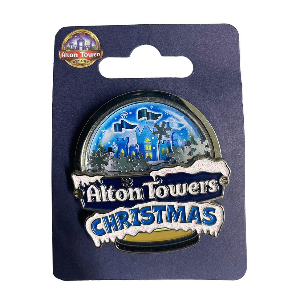 Alton Towers Resort Christmas Pin Badge