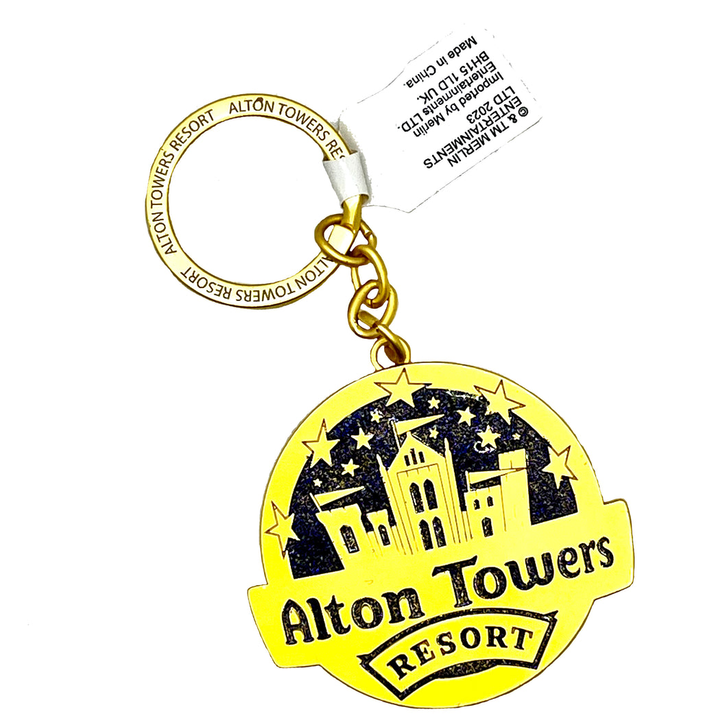 Alton Towers Resort Logo Keyring