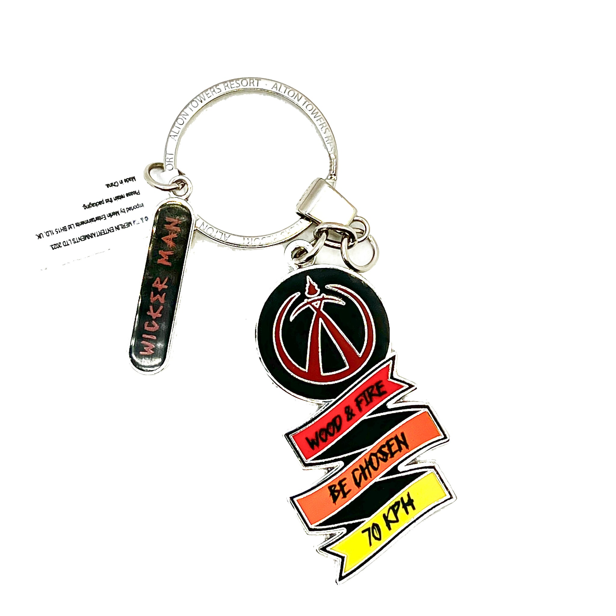 Wicker Man Stats Keyring Alton Towers Resort Online Shop