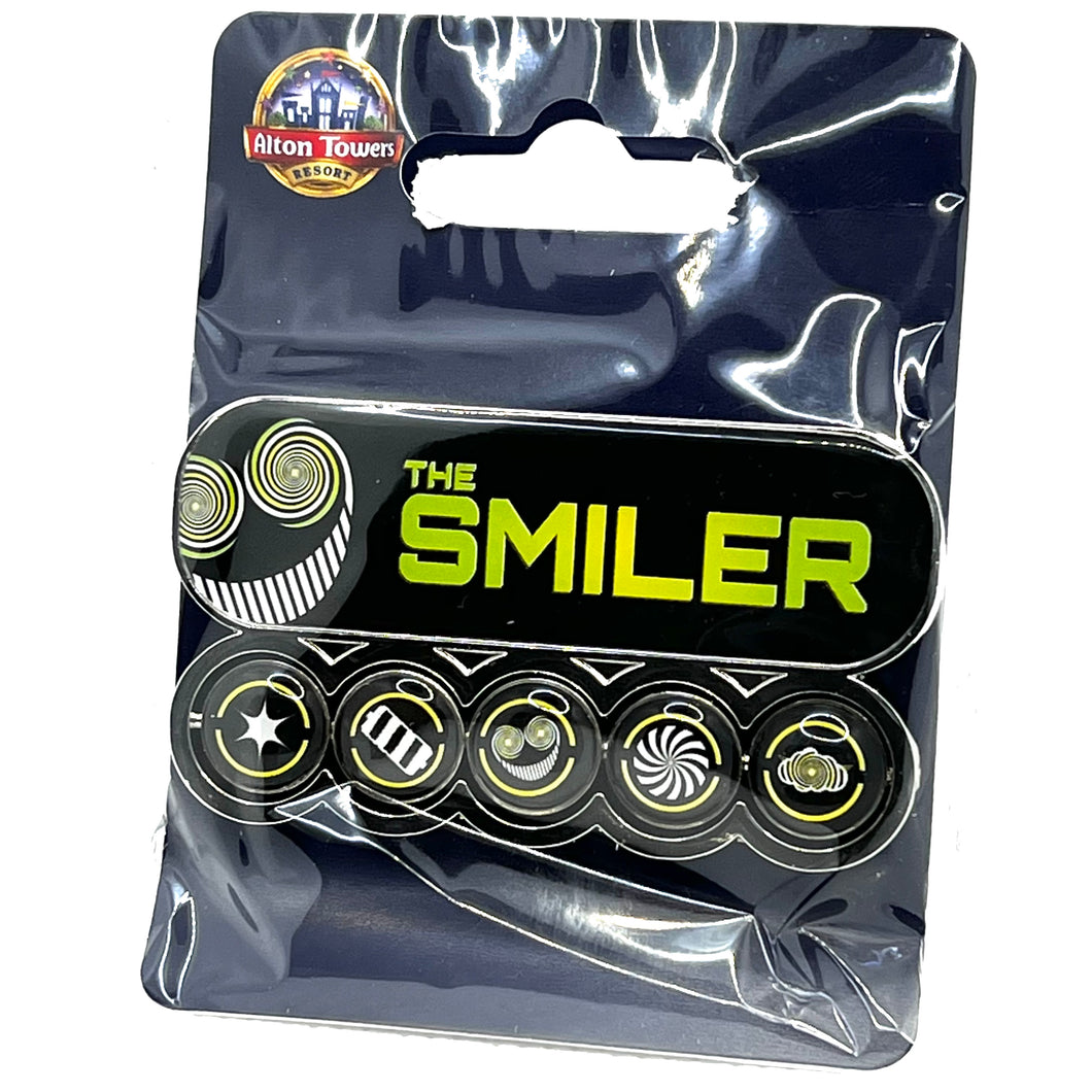 The Smiler Spinning Icon Pin Badge