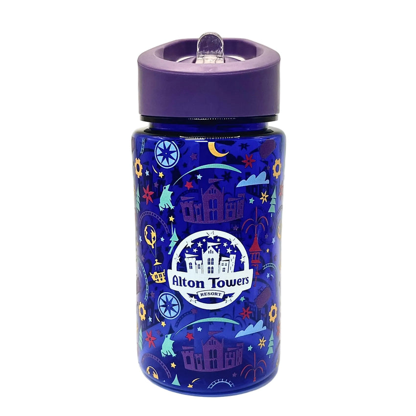Alton Towers Resort Pattern Bottle