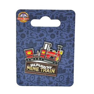 Runaway Mine Train Pin Badge