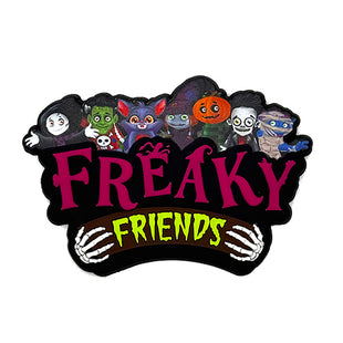 Scarefest Freaky Friends Rubber Magnet