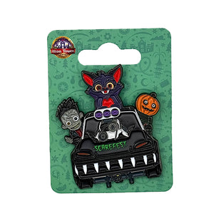 Scarefest Hearse Pin Badge