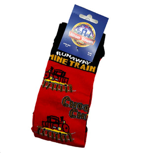 Runaway Mine Train Socks
