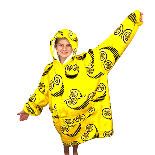 The Smiler Hooded Blanket