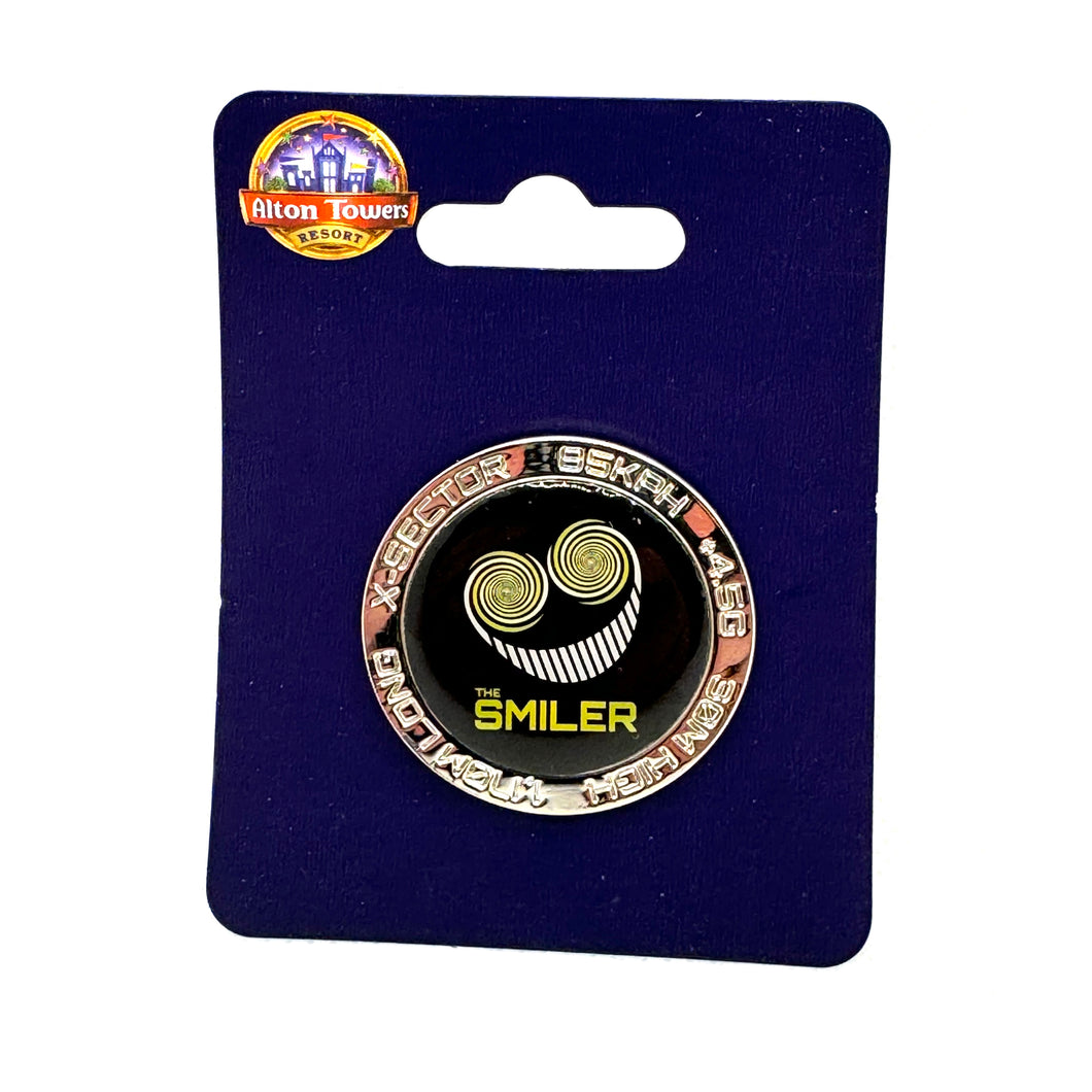 The Smiler Evergreen Pin Badge