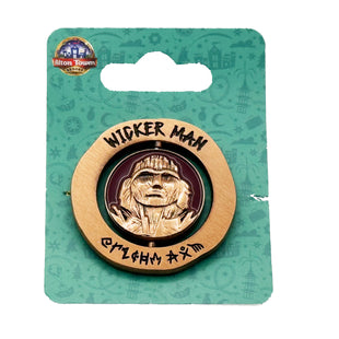 Wicker Man Pin Badge