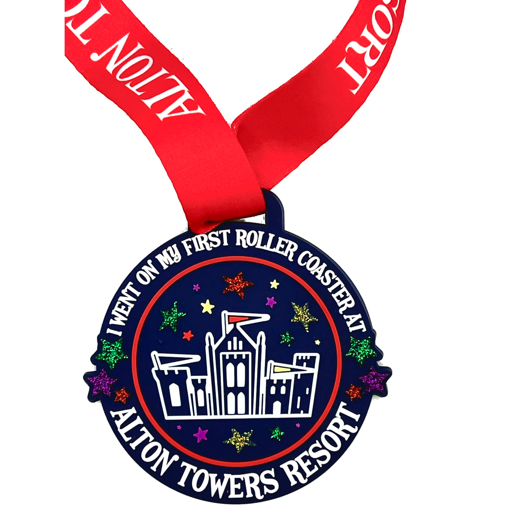 Alton Towers Resort First Roller Coaster Medal