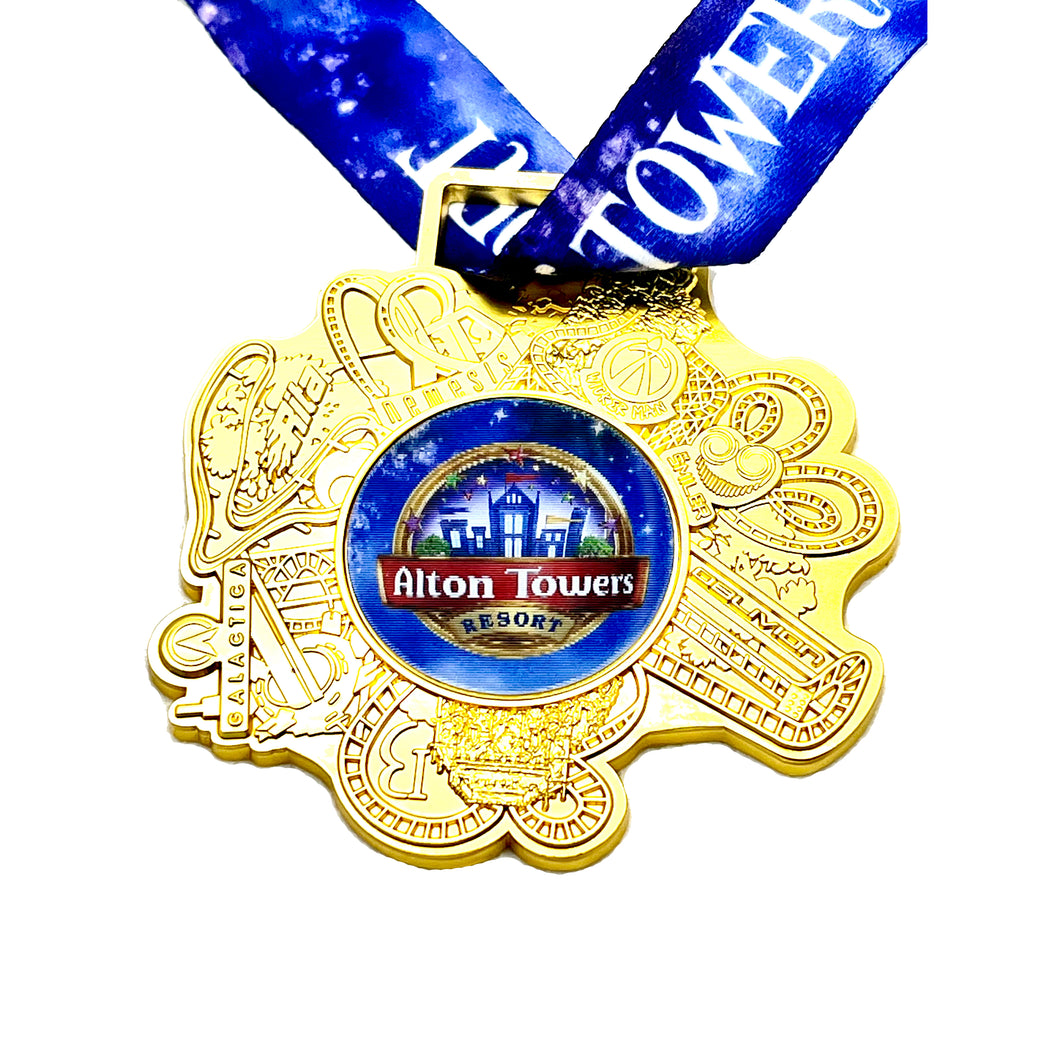 Alton Towers Resort Medal