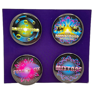 Retro Squad Ride Button Badges